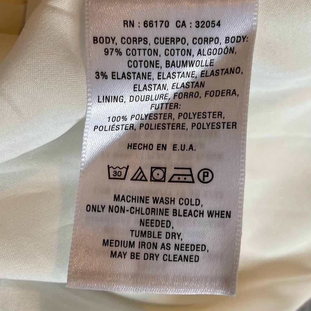 Anthropologie Ellender Painterly Skirt in Yellow & White w/Organza Trim | NWOT - Picture 4 of 14